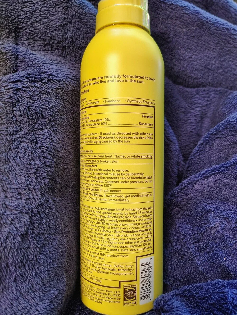 NEW & SEALED Sun Bum Kids SPF 50 Clear Sunscreen Spray – 6 oz water resistant